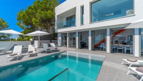 Can Ema, villa moderna con piscina frente al mar - Photo 4, sunbed