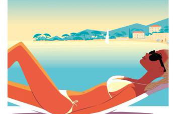 Quiet, sea view terrace, parking, air conditioning, beach, x6 - Foto 22