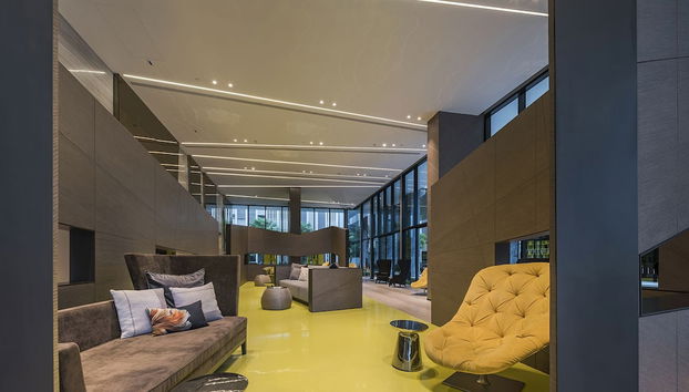 Zona de estar del vestíbulo