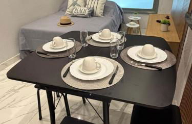 Studio com ar condicionado em frente a praia de Santos! - Foto 8