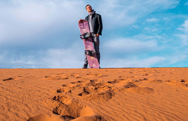 Sandboard ou ski sur sable dans le désert d'Ica - Photo 3