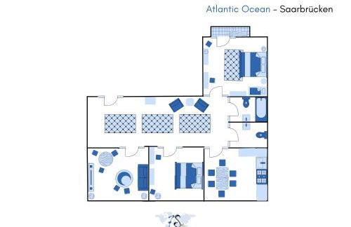 7Seas Ctiy-Apartment Saarbrücken l NETFLIX l Balkon l 24-7 Check-In - Foto 31