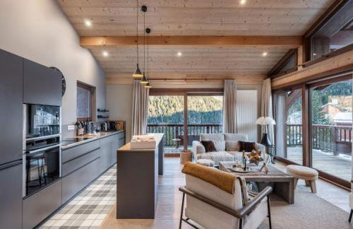 Chalet mitoyen exceptionnel à Courchevel 1650, 4 chambres en suite, animaux admis - FR-1-563-137 - Foto 1