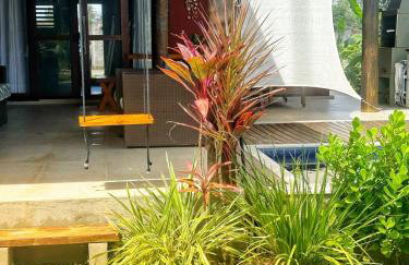 São Miguel do Gostoso RN Casa em Condomínio Piscina Churrasqueira privativas frente ao Mar - Foto 9