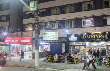 Apartamento Aconchego Frente Mar - Vila Guilhermina Praia Grande SP - Cozinha Completa - Climatizador de Ar - TV a Cabo - Wi-Fi - Photo 39