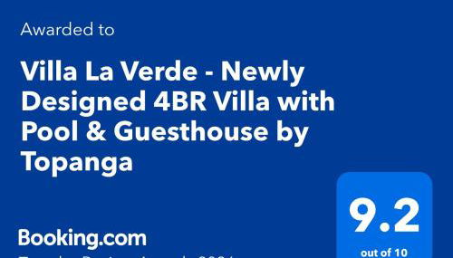 Villa La Verde - Newly Designed 4BR Villa with Pool & Guesthouse by Topanga - Foto 2