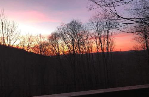 Fireplace Catskill Views Overlook Lake Cabin - Foto 37