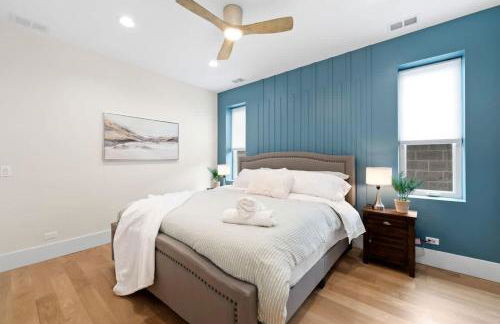 Comfy 3-BD Apt near United Center with Balcony - Foto 3