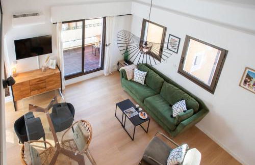 #11 Alex suite terrace parking AC 2 BDR 5mins to sea - Foto 7