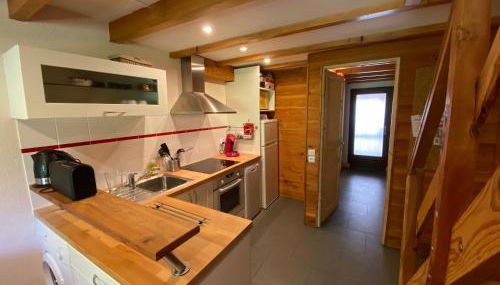 LE PASSE-MONTAGNE Bel appartement avec terrasse dans vieille ferme de montagne rénovée - Foto 5