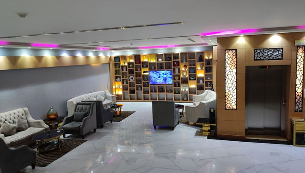 Sitzecke in der Lobby