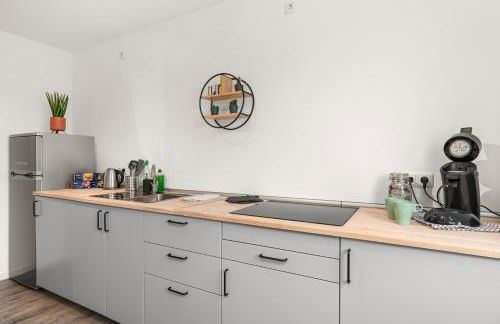 CASSEL LOFTS - Moderne Wohnung für 3 mit Balkon nahe VW-Werk - Foto 9