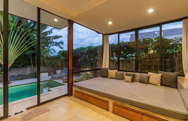 Azure 2BR Modern Private Pool Villa in Pererenan - Photo 12
