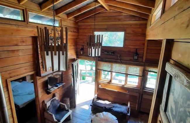 Cabaña Rústica 2 Maravillosa,con Troncos Nativos, con Orilla de Río Trancura - Photo 58