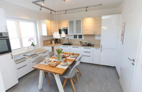 WEINQUARTIER Bad Kösen 65 qm Küche Parkplatz Terrasse Weinbergsblick - Foto 6