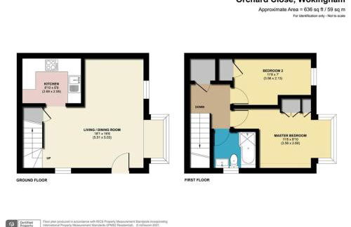 Wokingham - 2 Bed Stylish House, Central - Parking - Foto 12