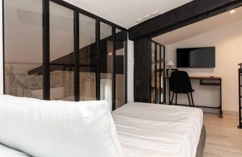 PENTHOUSE Loft 5MIN PALAIS DES FESTIVALS AND BEACH terrace view on castle - Photo 13