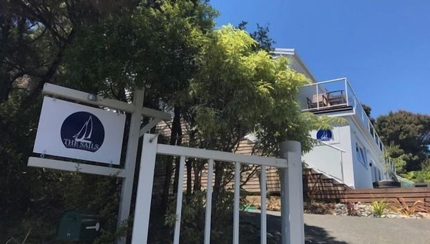 Entrada do alojamento