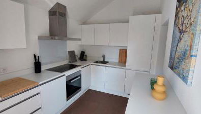 Ferienhaus mit Baukulturpreis in der Südeifel - Ferienhaus TRÄNK - Foto 2, stove, dishwasher