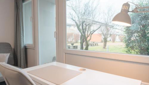 Zentral nah MHH Terrasse Komfort - Haustiere willkommen - Foto 2, Garden view, Shopping Area, towels, pet friendly, heating