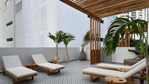 w Amazing Loft w Modern Terrace in CTG - Foto 3, Habitación