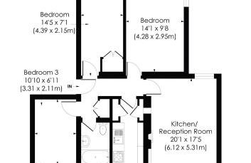 Richmond Three Bedroom Flat Parking - Foto 22