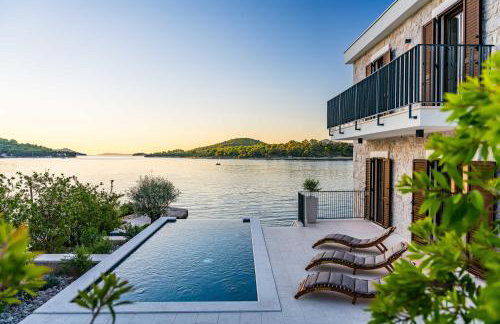 Seafront Villa Draga with heated infinity pool - Foto 99