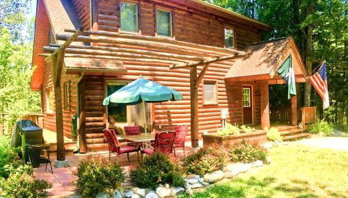 Cozy and Spacious Log Cabin Rental near Burt Lake State Park in Michigan - Foto 1