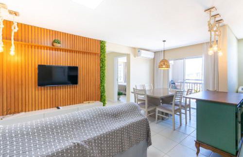 Aptos em Bal Piçarras a150m da PRAIA, dois quartos, sala de estar, COZINHA COMPLETA, SACADA com CHURRASQUEIRA, WI-FI, PISCINA, PORTARIA 24h, PLAYGROUND e QUADRA DE ESPORTES - Foto 17