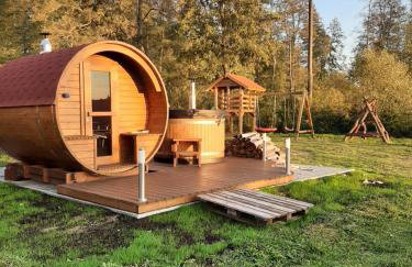 Szwałk Borecka - z sauną i balią, nad jeziorem - Foto 33