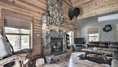 Fire Pit + Game Room: Heber-Overgaard Cabin! - Foto 4
