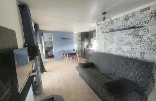 Mobil-home moderne avec piscine couverte, proche mer, 6 pers, animaux admis - FR-1-777-25 - Foto 4