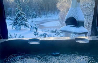 Osada Skoczkowo komfortowe domki z prywatnymi wannami hot-tub nad jeziorem- sauna- balia- prywatny staw wędkarski - Foto 79