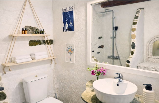 Villa Kotseli: Traditional Stone House with Pool & Sunset Sea Views - Foto 33