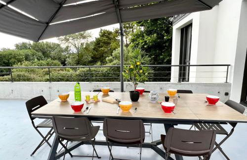 La Villa Océane, Elegante, Plages, GR34, 2-8 pers - Foto 6