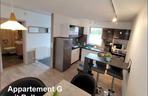APARTMENTHAUS "AM KORNFELD" - 10 Gästewohnungen mit 1-3 Schlafzimmern, 40 Betten, Raucherbalkon, Reinigungs- & Wäscheservice, Grillgarten, Parkplatz - Foto 10
