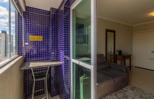 Pôr do sol 18º andar vista da cidade CENTRAL, Garagem NOVO - Foto 24