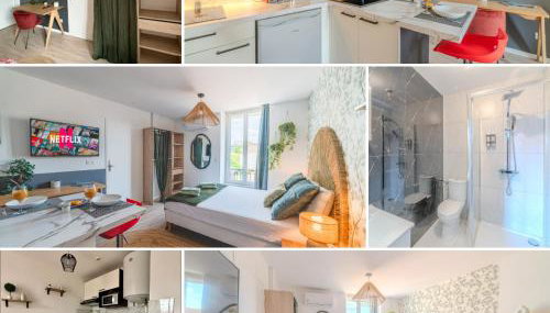 Jasmin Roanne centre-ville - Parking & Clim - Foto 4