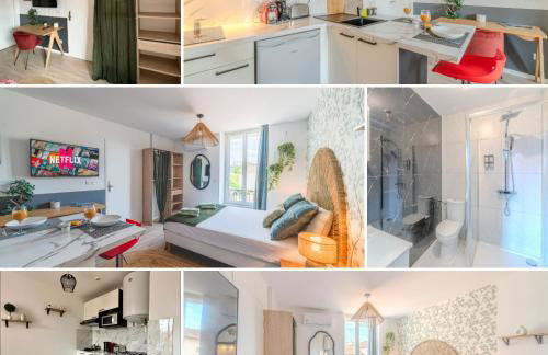 Jasmin Roanne centre-ville - Parking & Clim - Foto 4