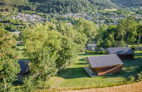 Gîte Chalet 4 pers. - Camping Les Berges du Bramont - Foto 13