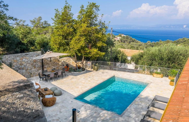 Serenity - Beautiful Newly Renovated Villa Close to Lakka - Foto 9