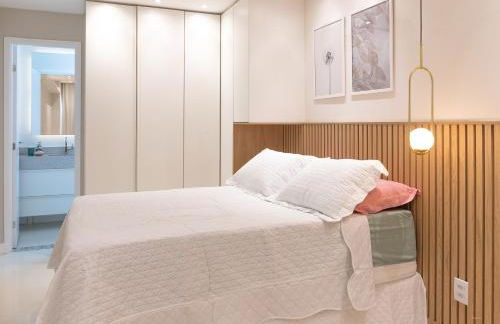 Na Beira da Praia - Conforto e vista privilegiada do 10º andar! - Foto 6