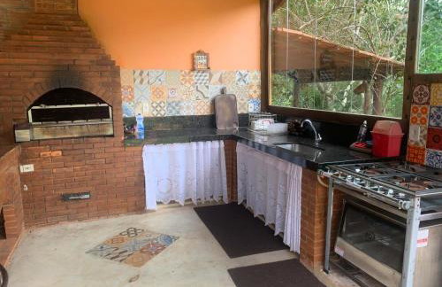 Sítio Recanto dos Lagos piscina sauna e churrasqueira - Foto 80