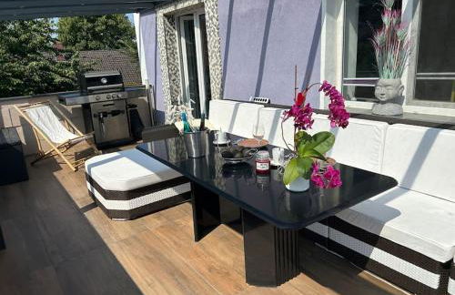 Zimmer HomeOffice Küche WLAN TV mit Terrasse&Grill +Fahrrad - Foto 14
