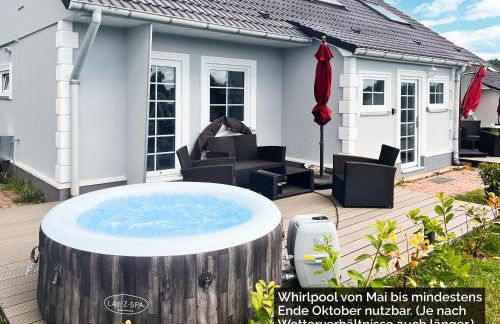 Ferienhäuser Insel Usedom Haus Mila 6 - Blick aufs Achterwasser! Whirlpool und Sauna - Foto 26