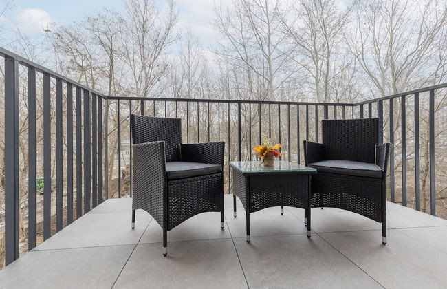 Dark Blue and Grey Apartment by Renters - Foto 12