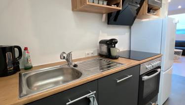 Moderne Wohnung Karlsruhe Neureut, Fußbodenheizung - Regendusche - Waschmaschine - Stellplatz - Foto 4, stove, dishwasher, pet friendly