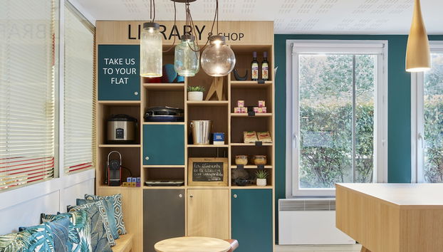 Aparthotel Adagio Access Carrières-sous-Poissy - Foto 4, Sitzecke in der Lobby