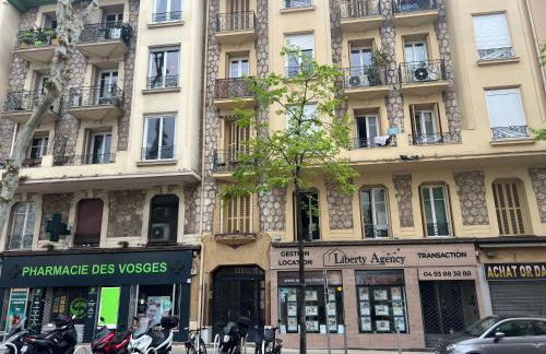 Appartement Nice 2 chambre 2 lits 1 salle de bain - Foto 4