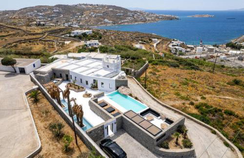 Mykonos Town Black Villa with Cave Heated Pool - Foto 3